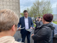Глава города встретился с жителями дома по ул. Лакина Глава города встретился с жителями дома по ул. Лакина