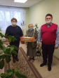 Поздравление жителя мкр.Оргтруд с 90-летием Поздравление жителя мкр.Оргтруд с 90-летием